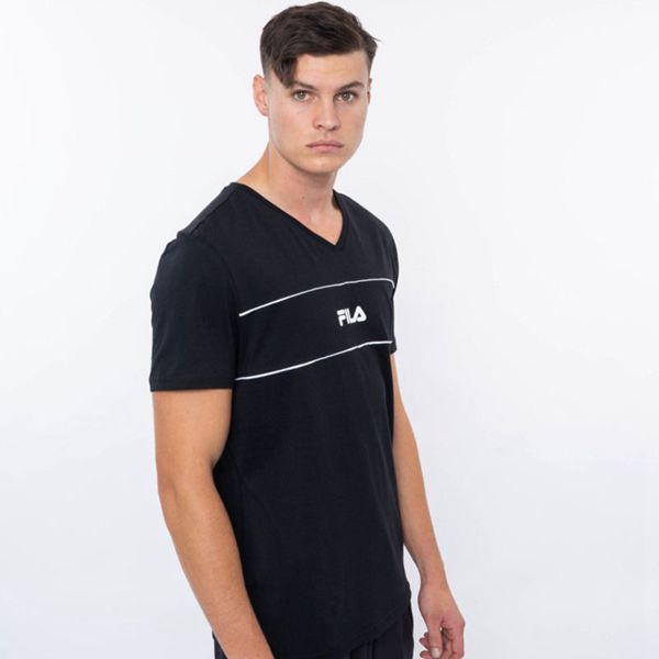 Fila Donovan Men's T-Shirts - Black,NZ 149-9521